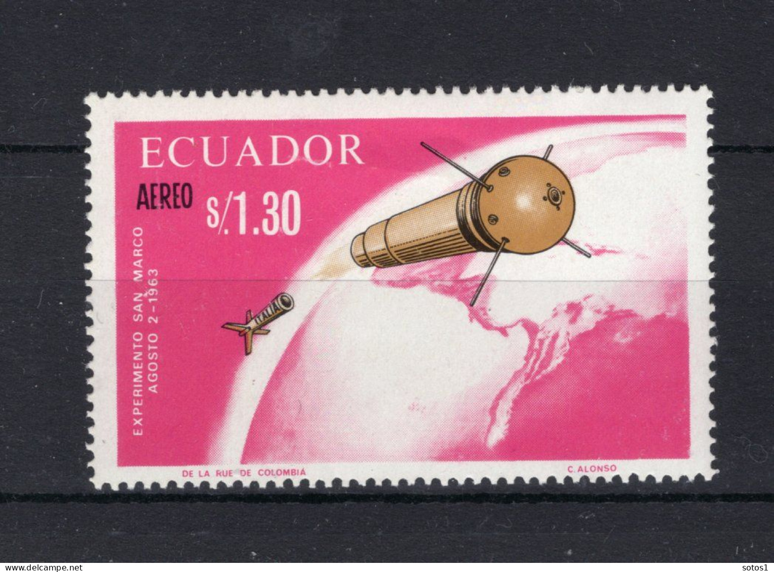 ECUADOR Yt. PA476 MH Luchtpost 1967 - Ecuador