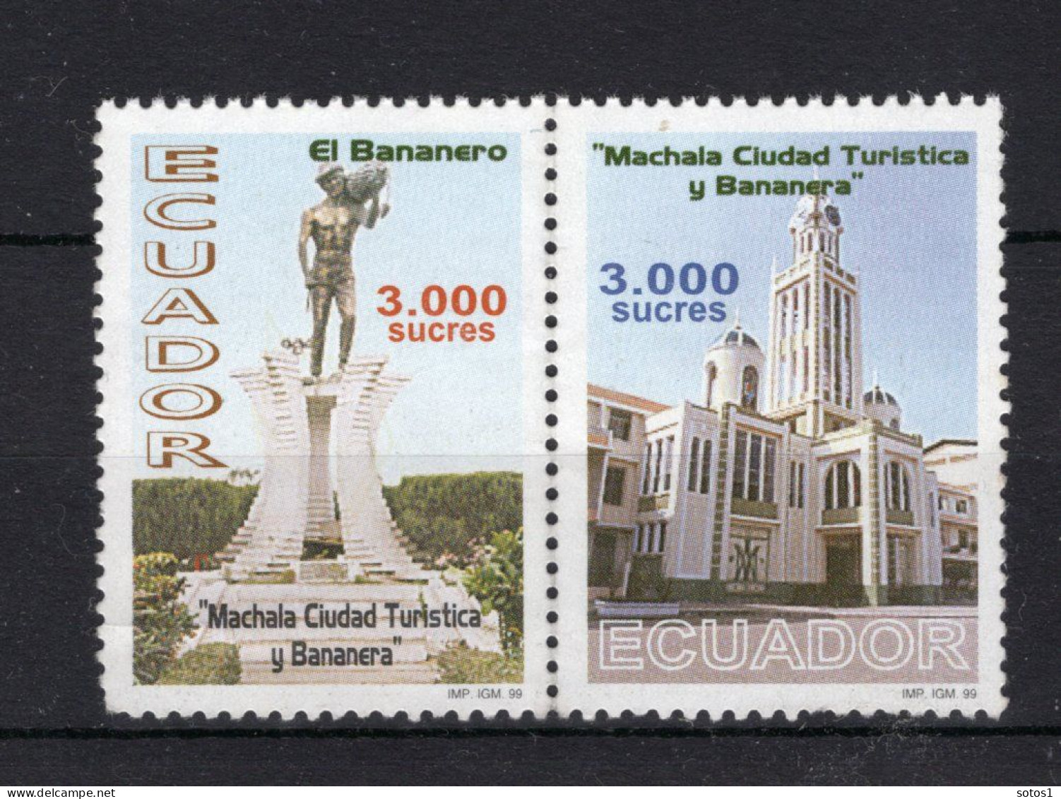 ECUADOR Yt. 1476/1477 MNH 1999 - 2 - Equateur