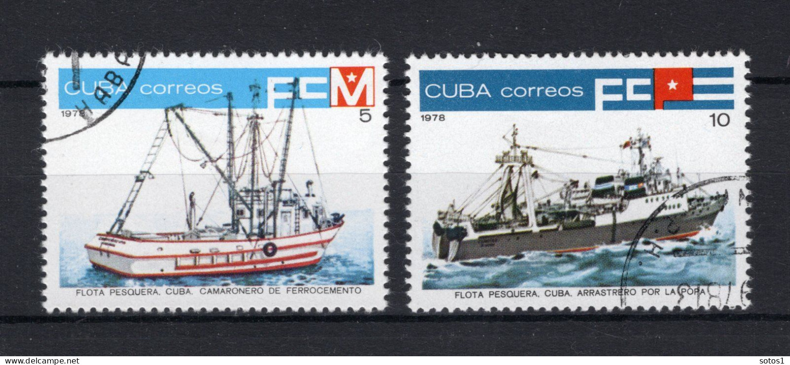CUBA Yt. 2075/2076° Gestempeld 1978 - Usados