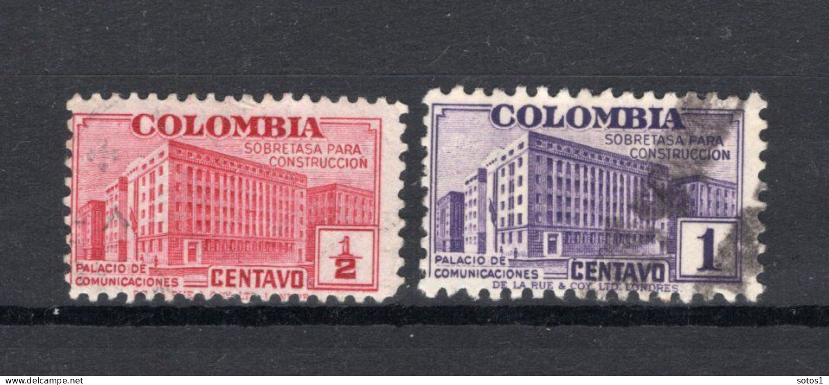 COLOMBIA Yt. 334/335° Gestempeld 1940 - Colombie