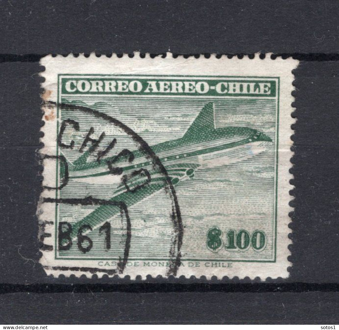 CHILI Yt. PA163° Gestempeld Luchtpost 1955-1960 - Chili