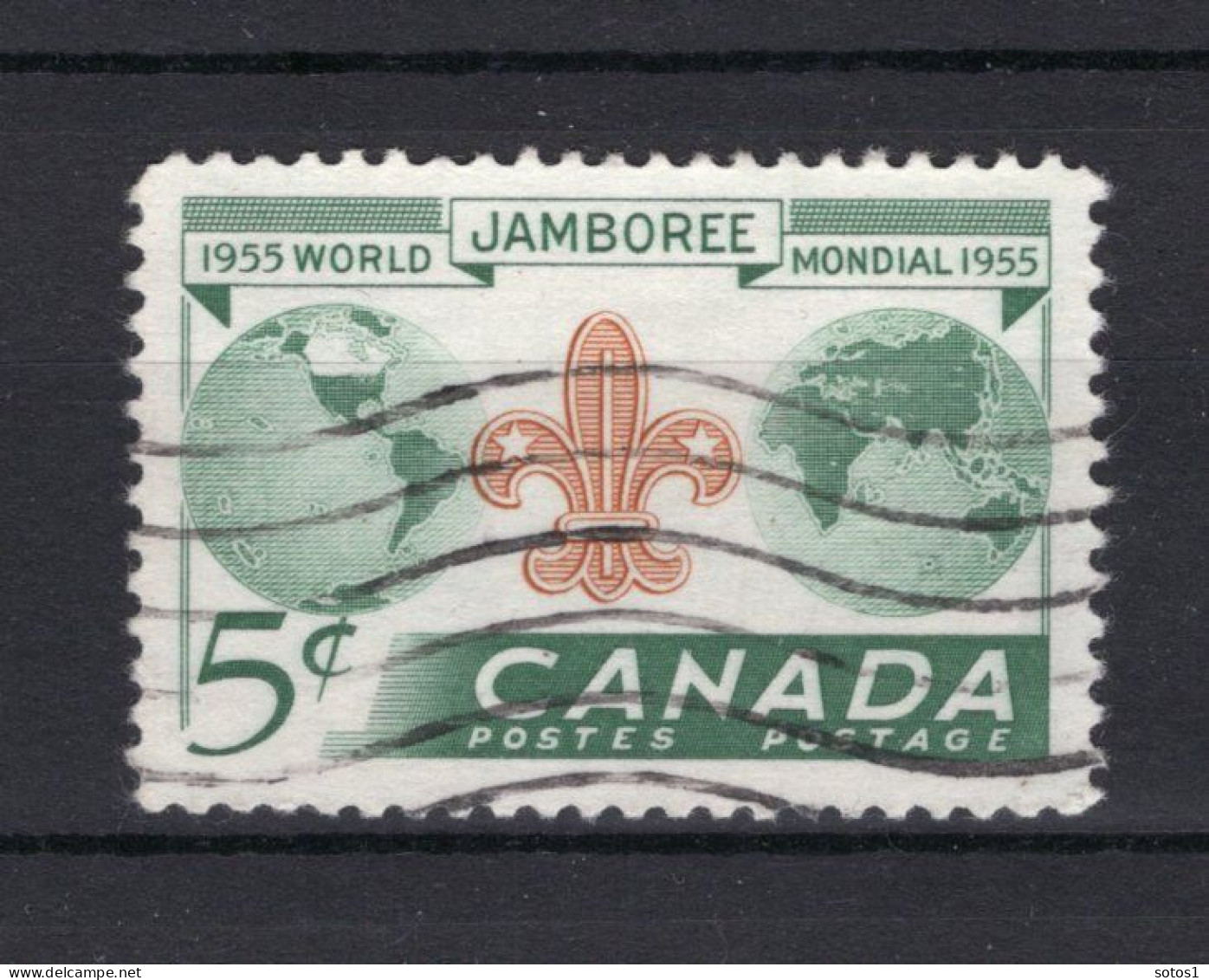 CANADA Yt. 283° Gestempeld 1955 - Usados