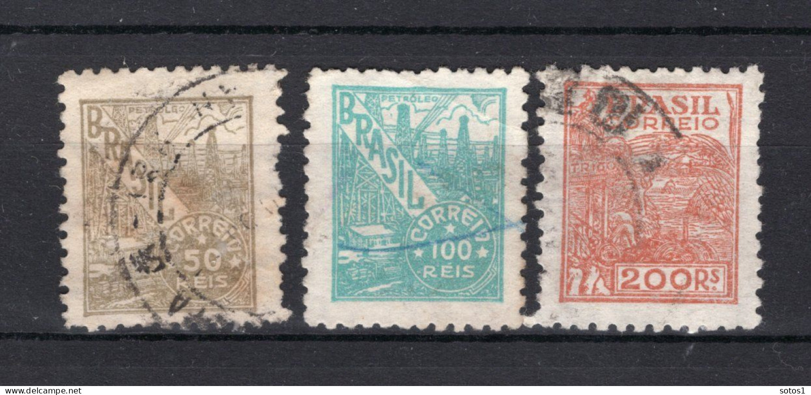 BRAZILIE Yt. 382/384° Gestempeld 1941-1948 - Used Stamps