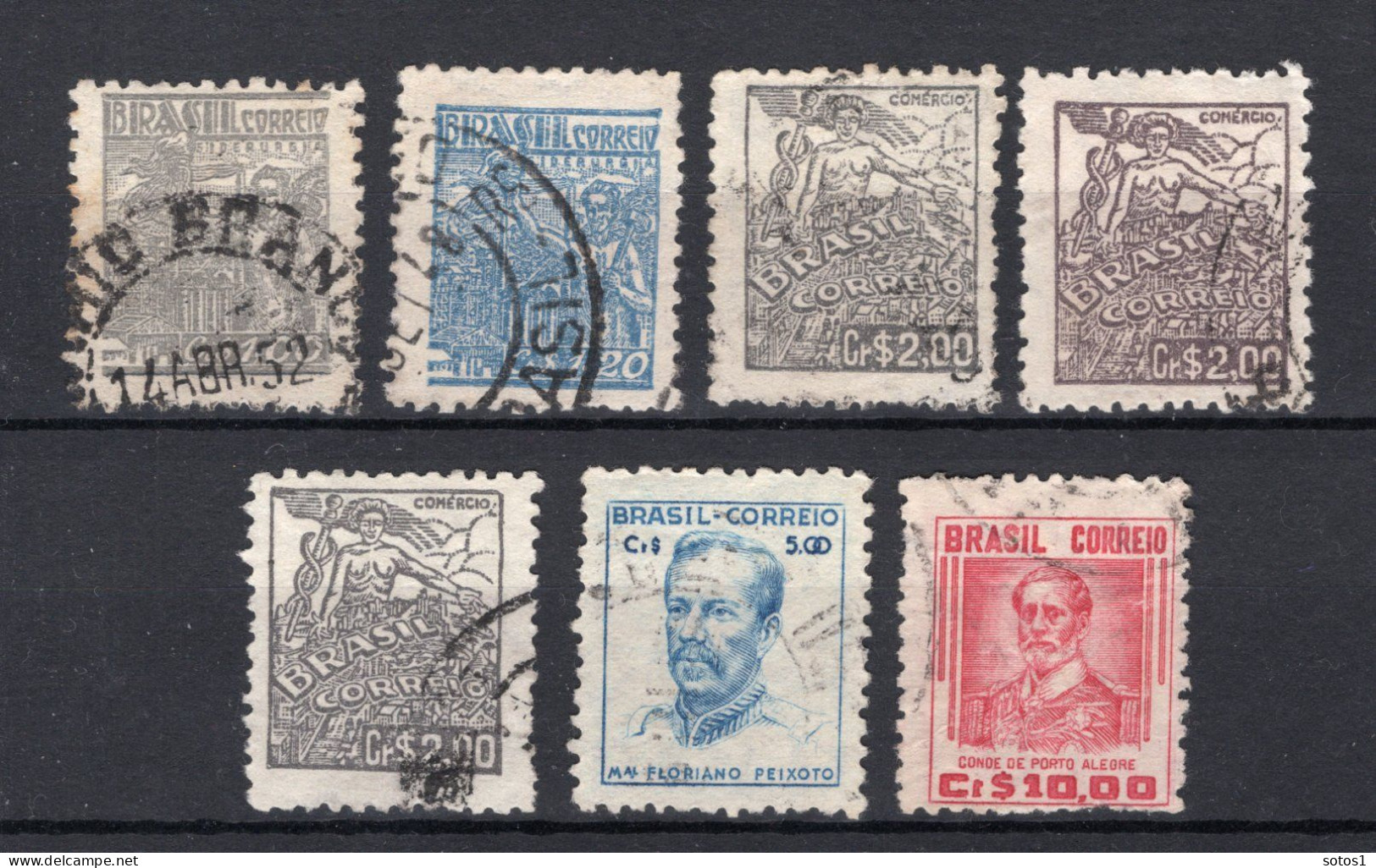 BRAZILIE Yt. 466/468D° Gestempeld 1947-1955 - Used Stamps