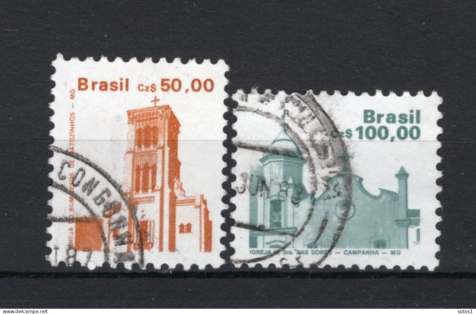 BRAZILIE Yt. 1845/1846° Gestempeld 1987 - Gebraucht