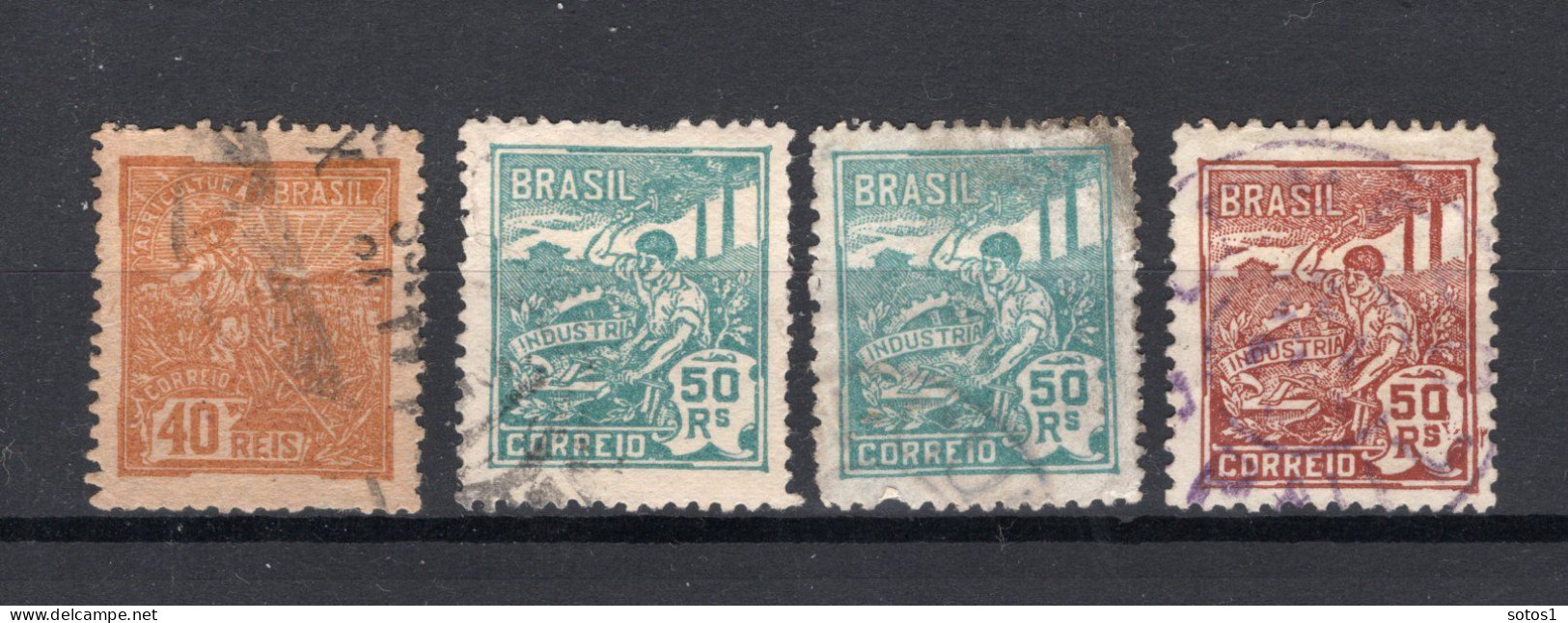 BRAZILIE Yt. 166/168° Gestempeld 1920-1941 - Usati