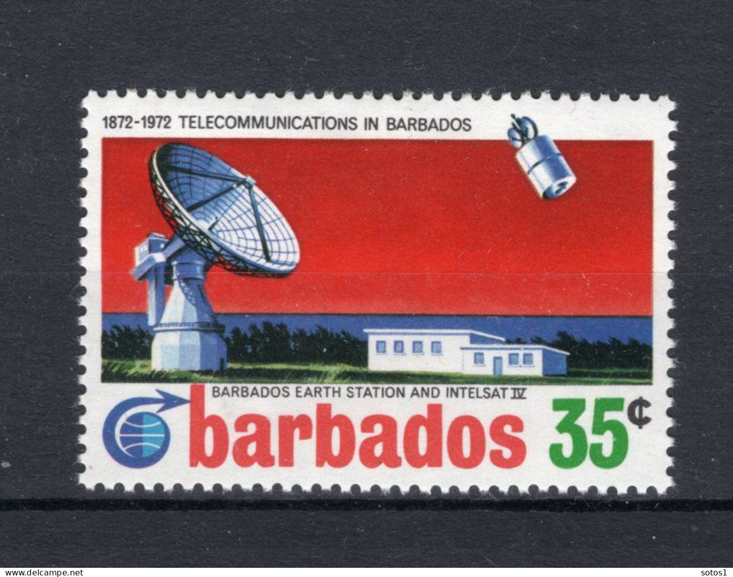 BARBADOS Yt. 347 MH 1972 - Barbades (1966-...)