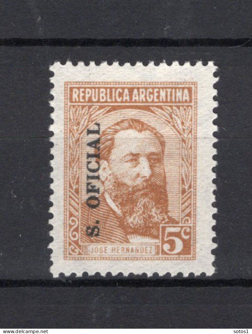 ARGENTINIE Yt. S379 (*) Zonder Gom Dienstzegel 1955-1965 - Service