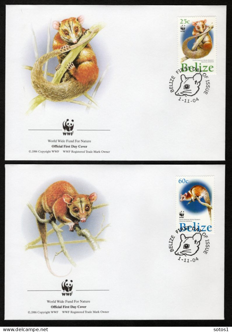 BELIZE Yt. 1177/1180 FDC 4 St. 2004 - Belize (1973-...)