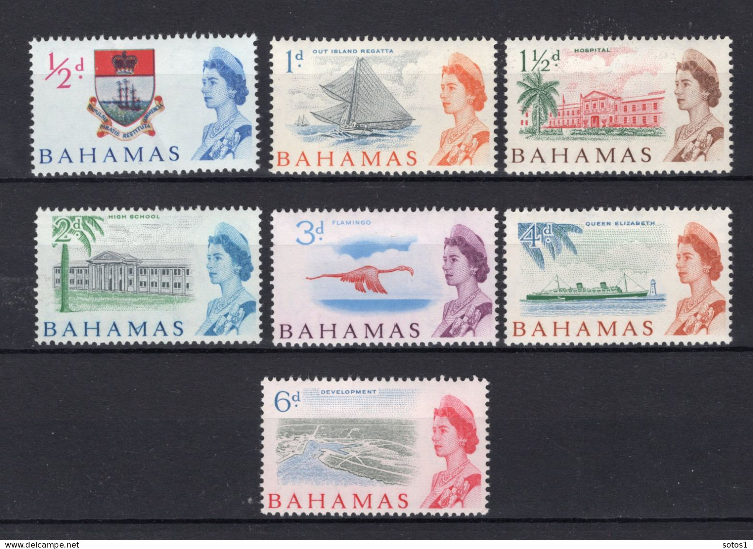 BAHAMAS Yt. 193/199 MNH 1965 - 1963-1973 Ministerial Government