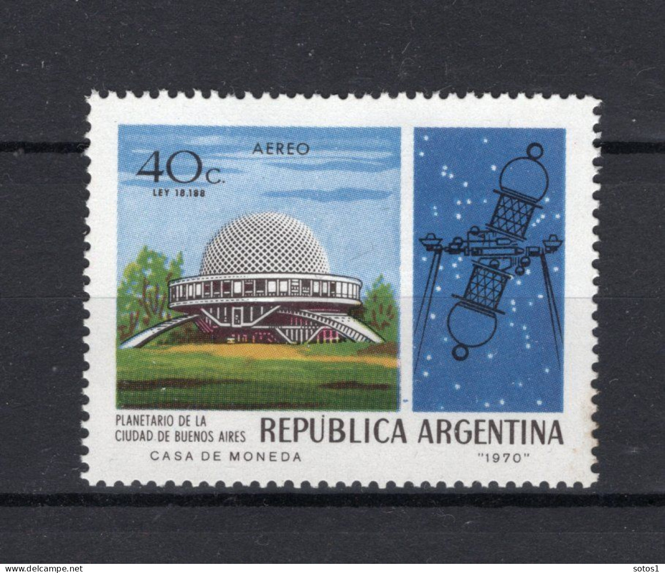 ARGENTINIE Yt. PA135 MH Luchtpost 1970 - Airmail