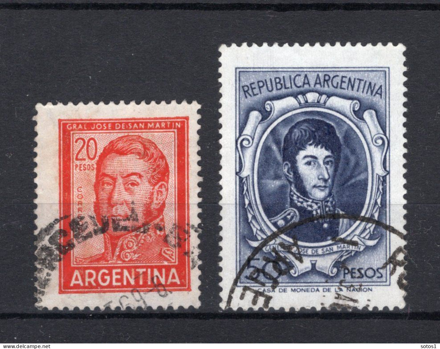 ARGENTINIE Yt. 781/782° Gestempeld 1966-1967 - Oblitérés