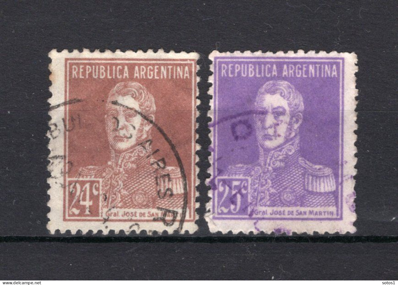 ARGENTINIE Yt. 305/306° Gestempeld 1923-1924 - Oblitérés