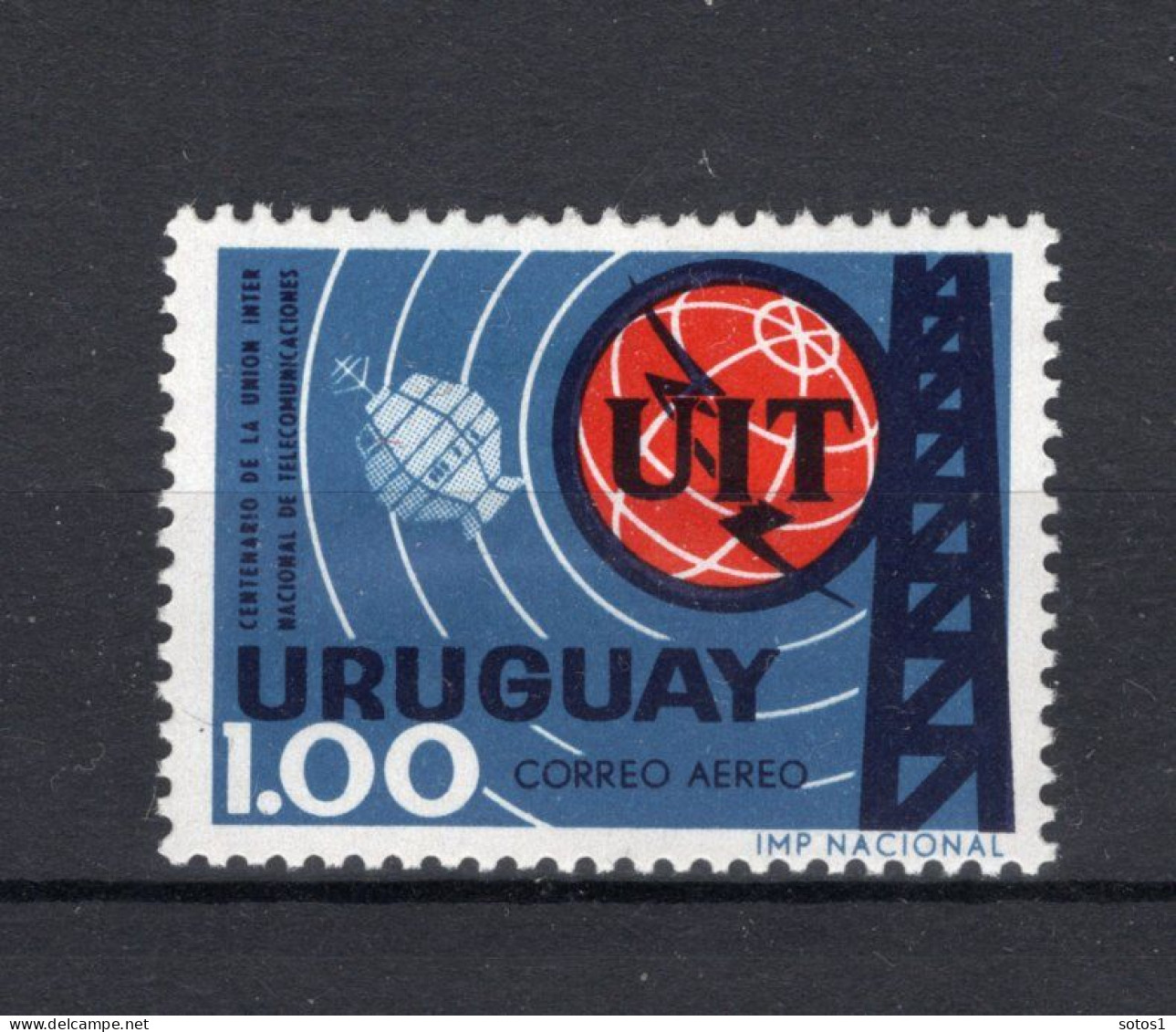 URUGUAY Yt. PA277 MH Luchtpost 1966 - Uruguay