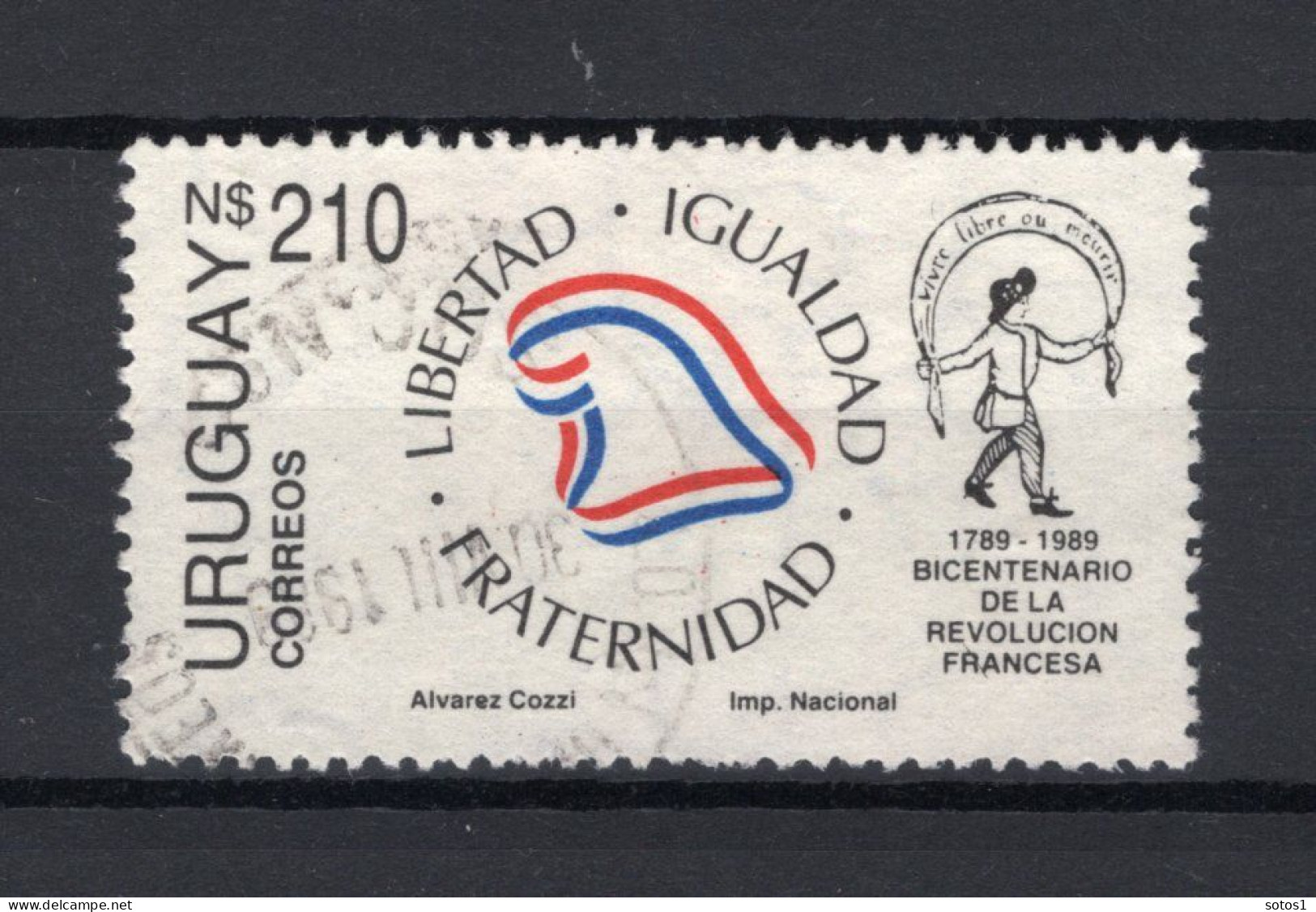 URUGUAY Yt. 1278° Gestempeld 1989 - Uruguay