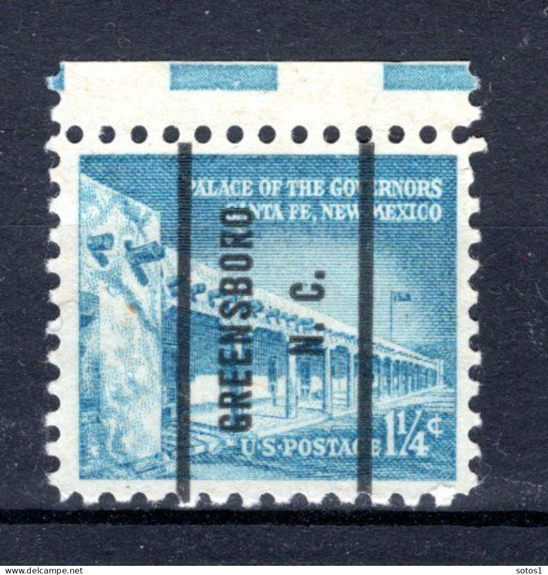 UNITED STATES Yt. 687 (*) Precancelled Greensboro N.C. 1960 - Precancels