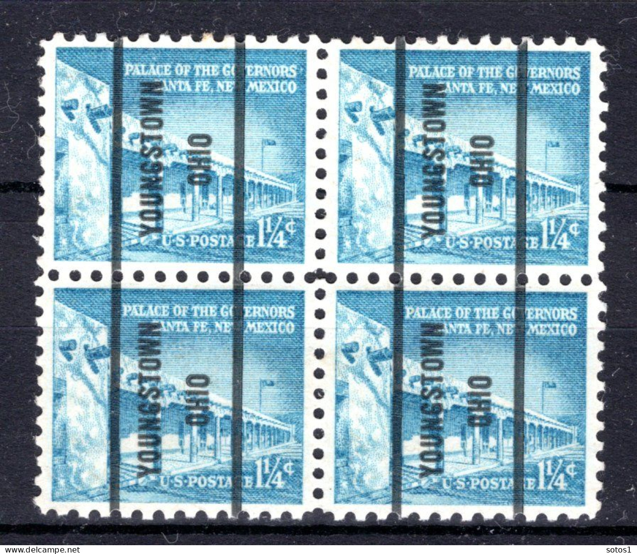 UNITED STATES Yt. 687 MH/MNH Precancelled Youngstown OHIO 4 St. - Precancels