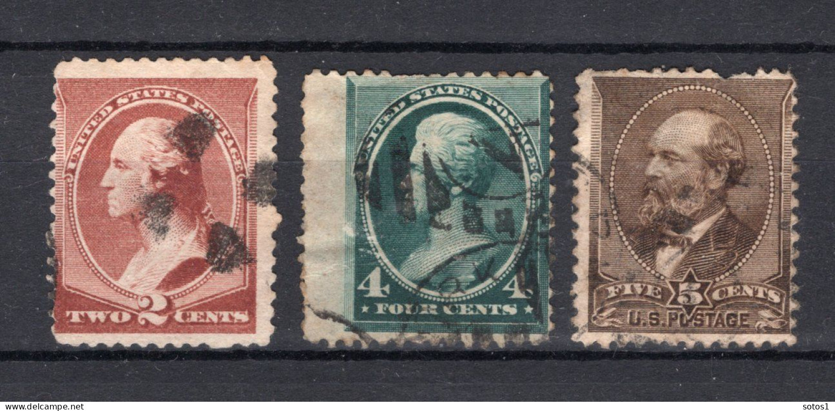 UNITED STATES Yt. 60/62° Gestempeld 1882-1883 - Used Stamps