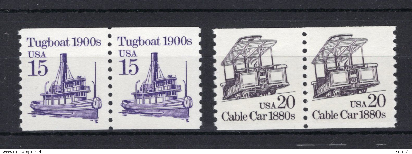 UNITED STATES Yt. 1839/1840 MNH 2 Stuks 1988 - Unused Stamps
