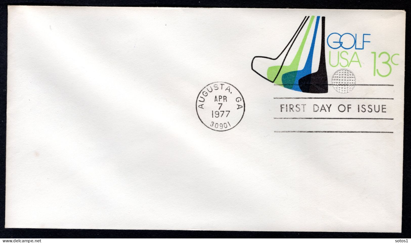 UNITED STATES FDC 1977 Golf USA - 1971-1980