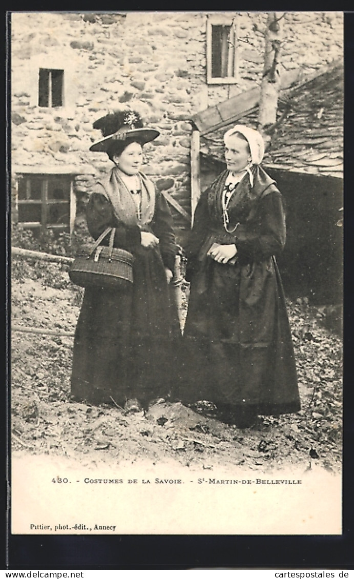 CPA Costumes De La Savoie, St-Martin-de-Belleville, Auvergne  - Unclassified