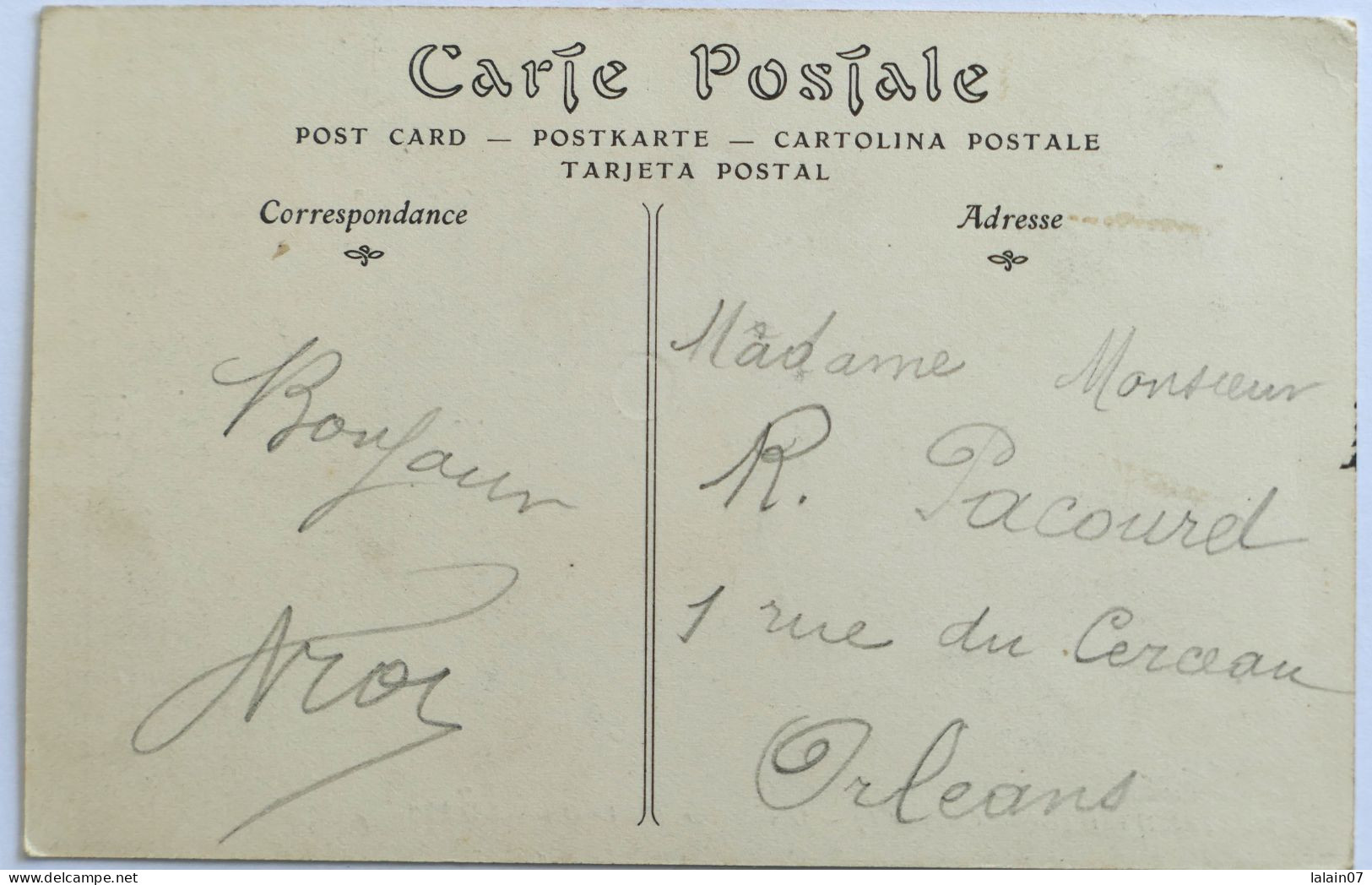 C. P. A. : 41 : MONTRICHARD : Grande Rue, "Boucherie LE COURREAU" , Animé, Timbre En 1908 - Montrichard