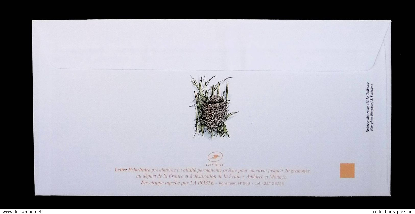 Lettre Prioritaire 20 Gr., Entier Postal, Prêt à Poster, France, Neuf, Oiseaux, Gorgebleue à Miroir, Frais Fr: 1.85 E - Prêts-à-poster:  Autres (1995-...)