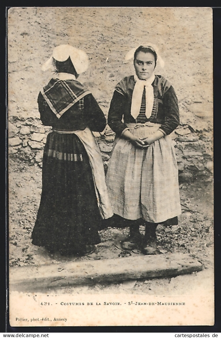 CPA Saint-Jean-de-Maurienne, Costumes De La Savoie  - Zonder Classificatie