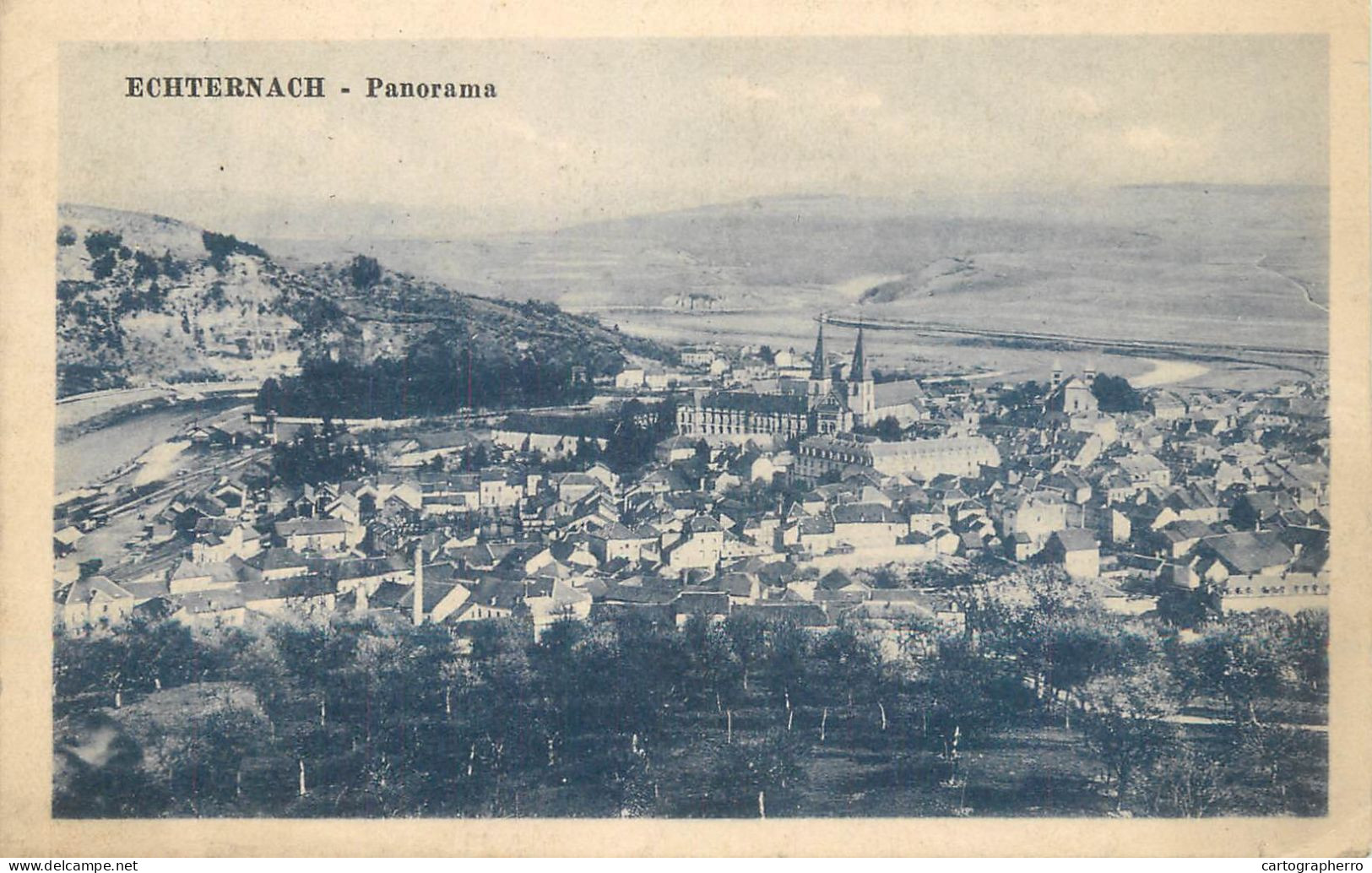 Postcard Luxembourg Echternach Panorama - Echternach