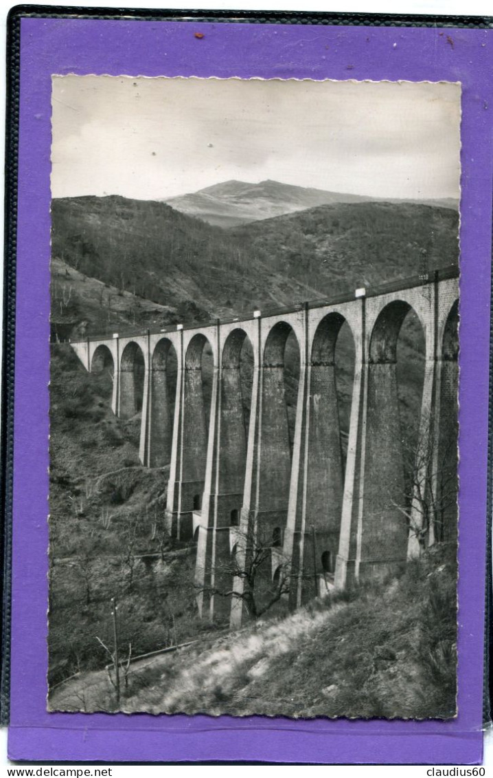 48  .VILLEFORT  ,  Le    Viaduc    De    L ' ALTIER     .cpsm  9 X 14 . - Villefort