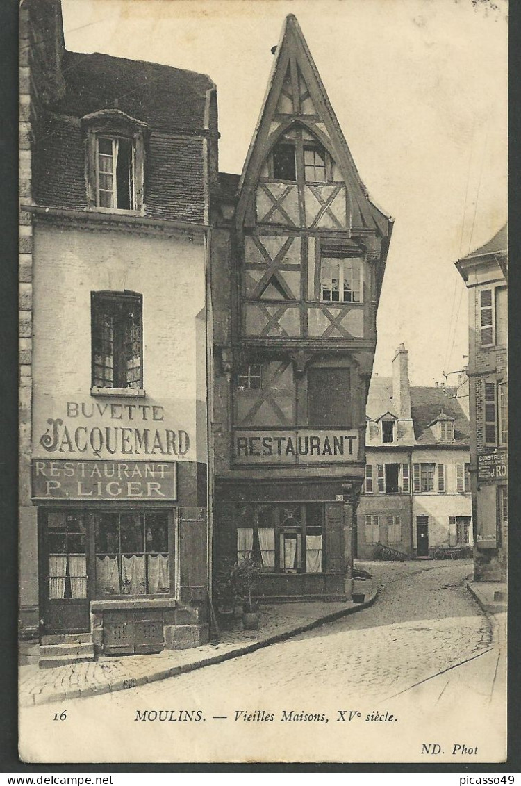 Allier , Moulins , Vieilles Maison , Buvette , Restaurant - Moulins