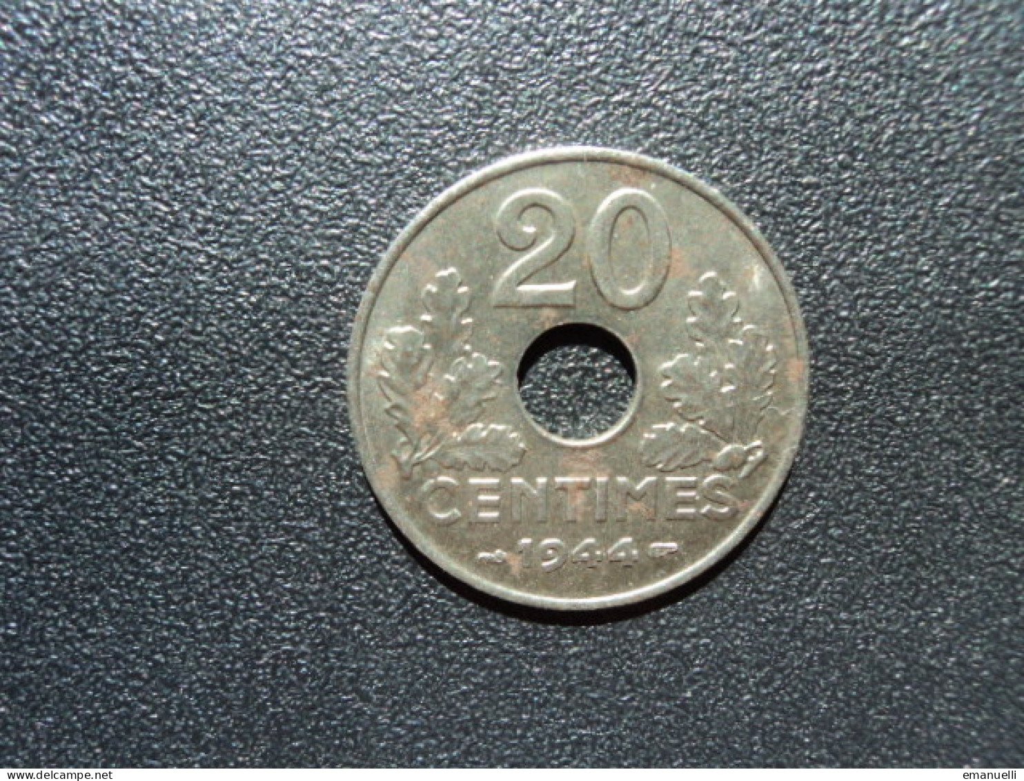 FRANCE : 20 CENTIMES   1944 *    F.154 / G.322 / KM 900.2a     TTB+ - 20 Centimes