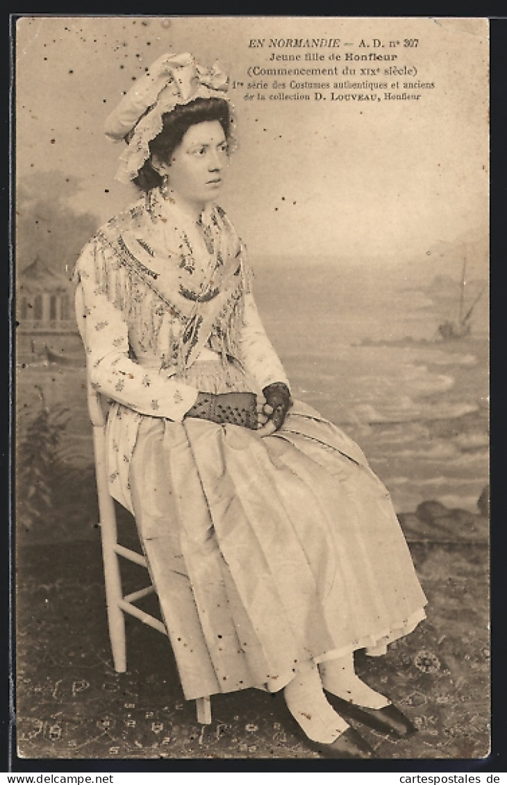 CPA Honfleur /Normandie, Jeune Fille  - Zonder Classificatie