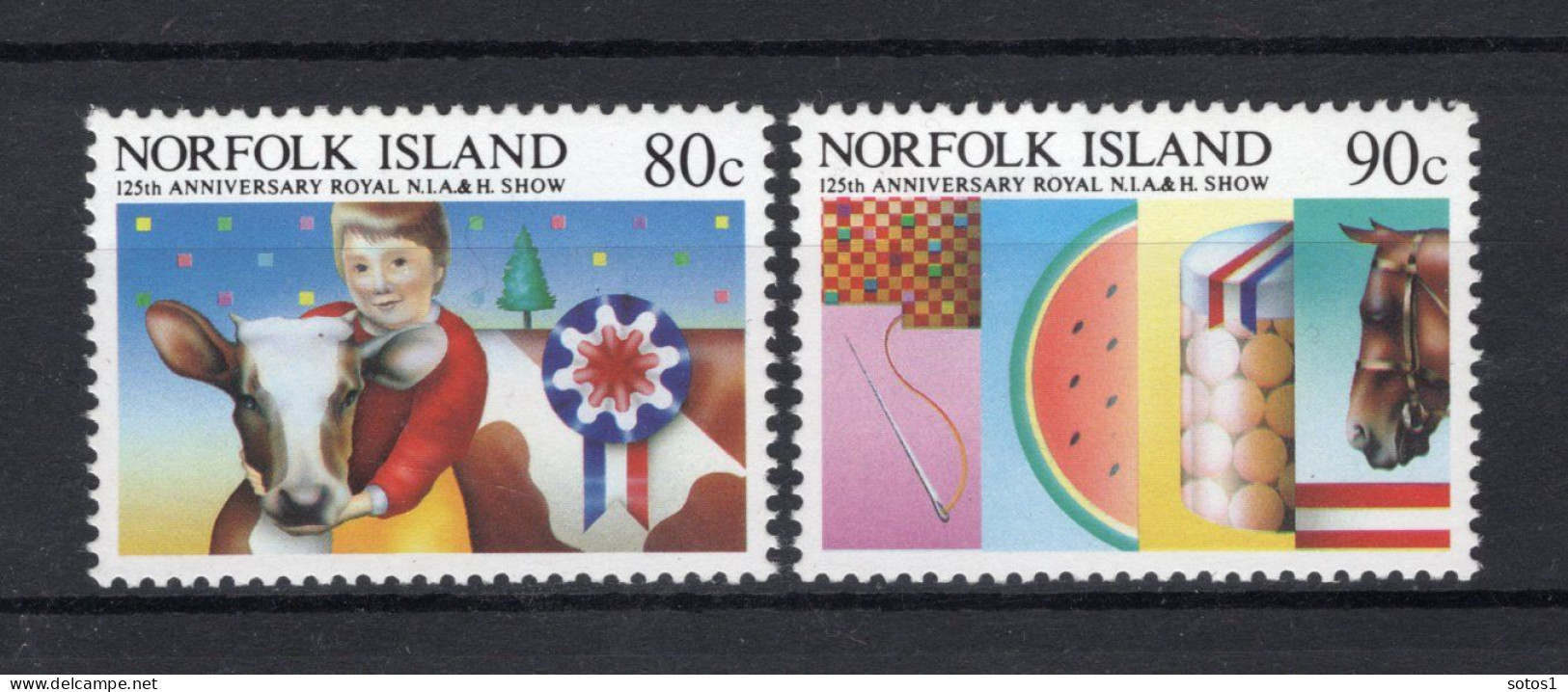 NORFOLK ISLAND Yt. 366/367 MNH 1985 - Ile Norfolk