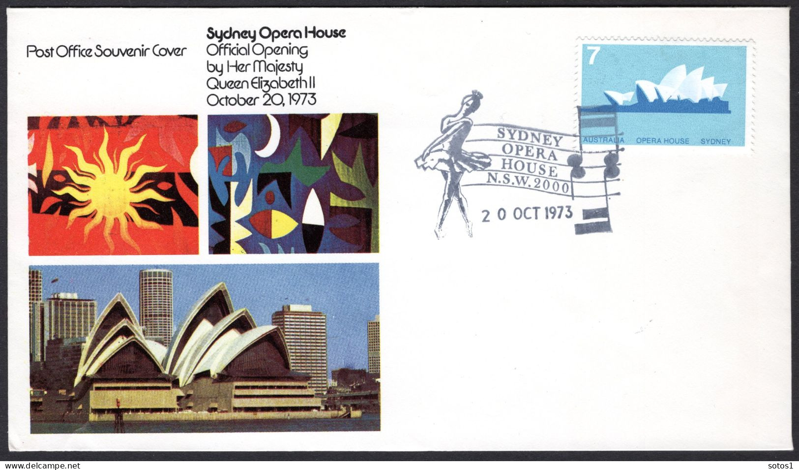 AUSTRALIA Yt. 522 FDC 1973 - FDC