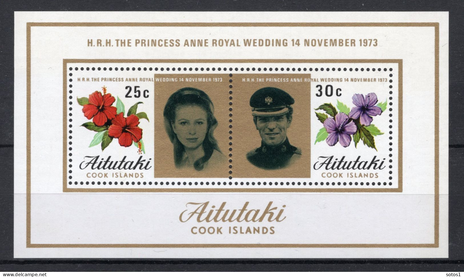 AITUTAKI Yt. F1 MNH Blok 1973 - Aitutaki