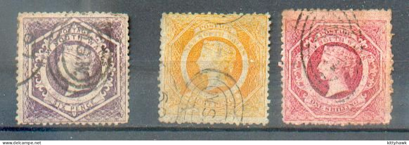 D 64 - N. G. S. - YT 30 - 31 - 32 ° Obli - Dentelure Imparfaite - Used Stamps