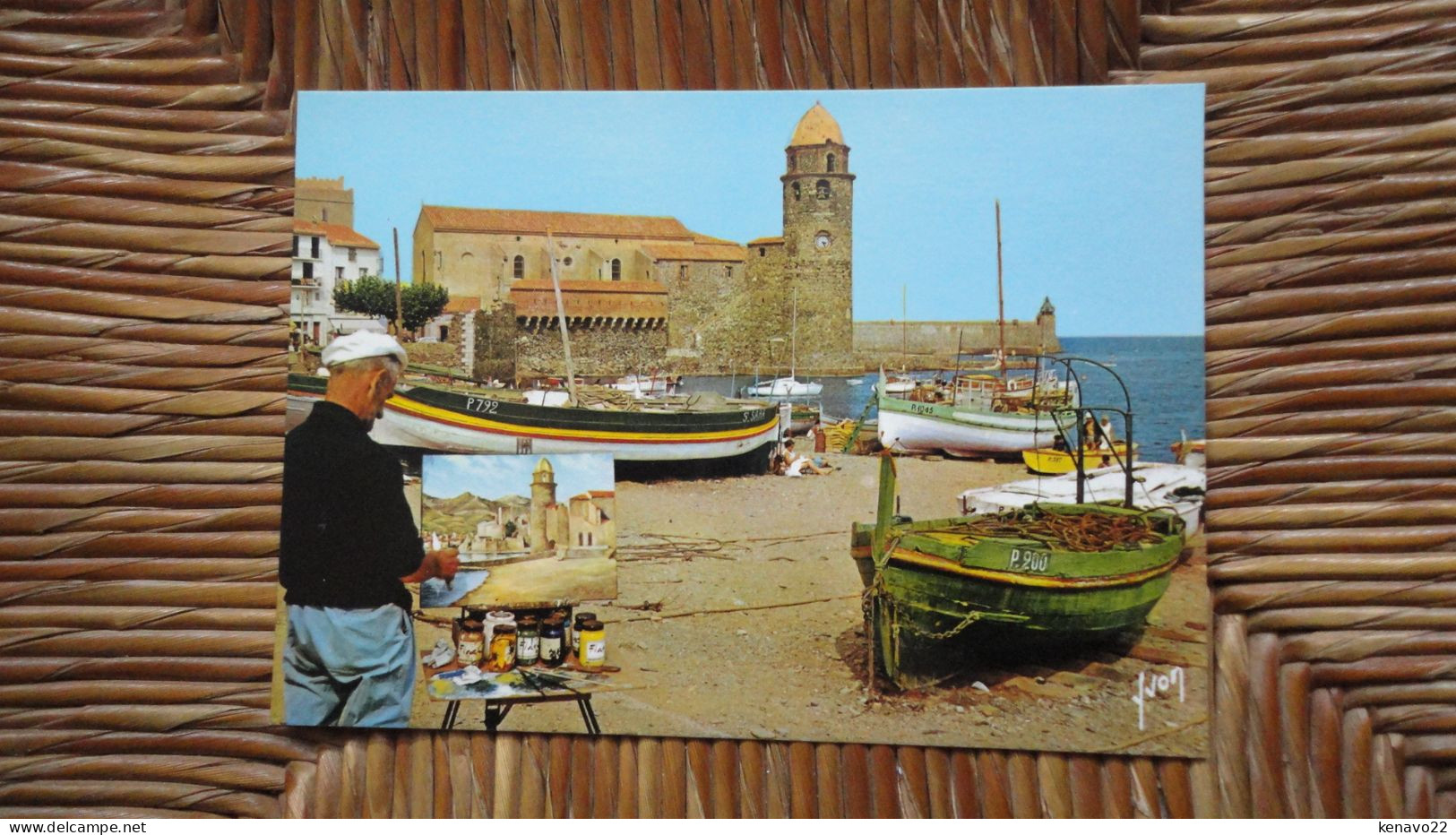 Collioure , L'église Et Le Port De Pêche - Collioure