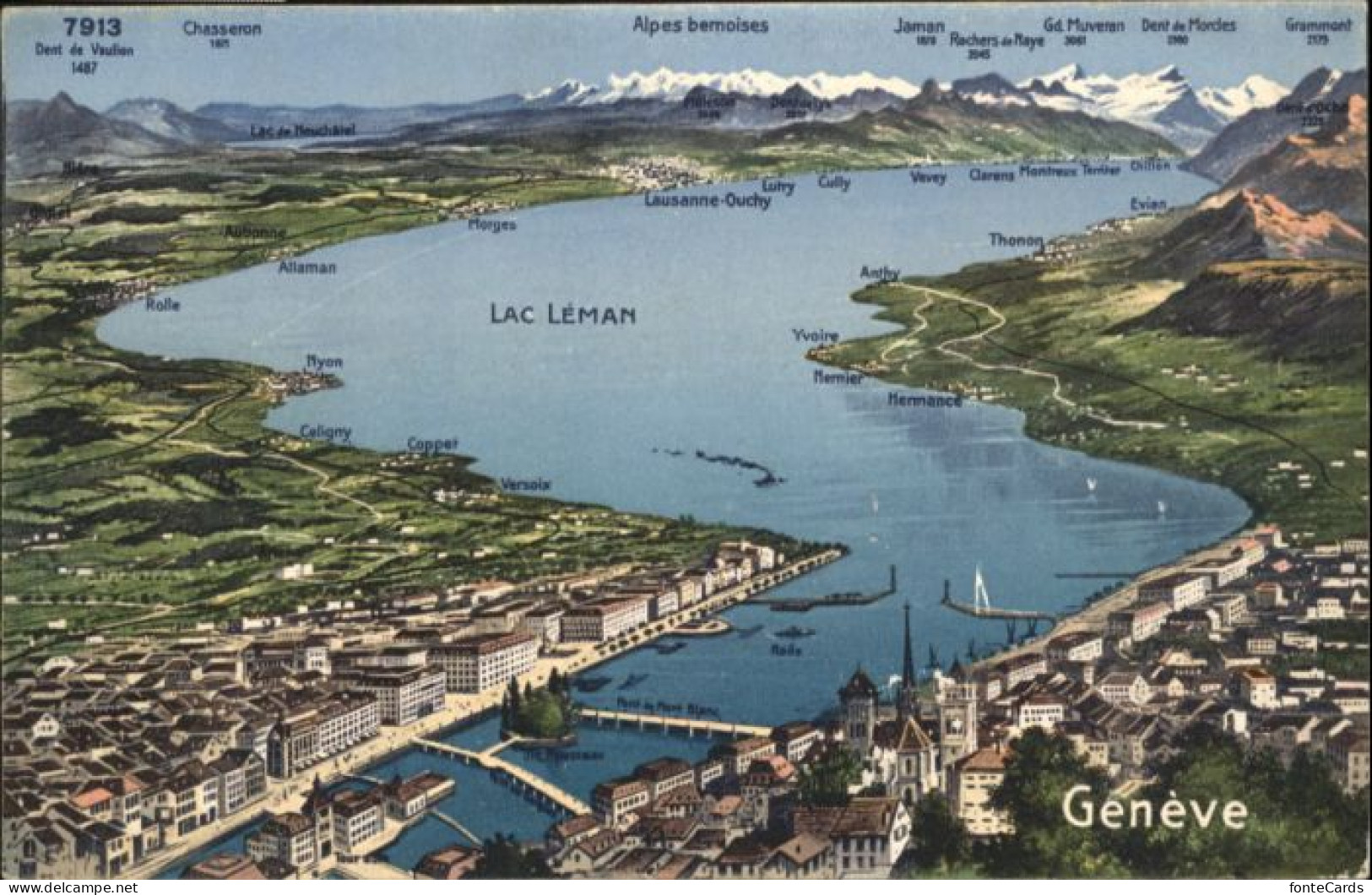 10875481 Genf GE Genf Lac Leman *  - Sonstige & Ohne Zuordnung