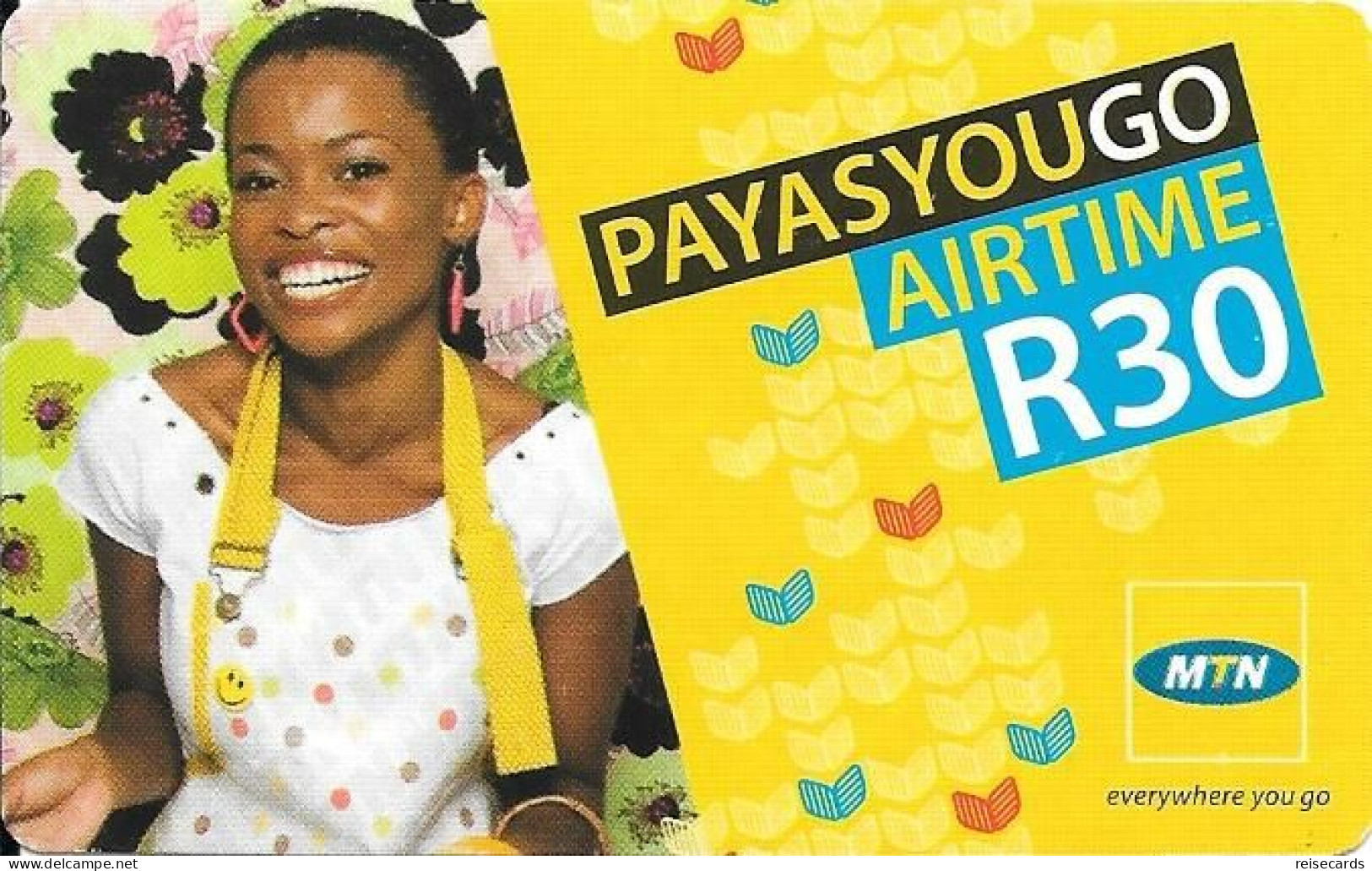 South Africa: Prepaid MTN - Payasyougo - Afrique Du Sud