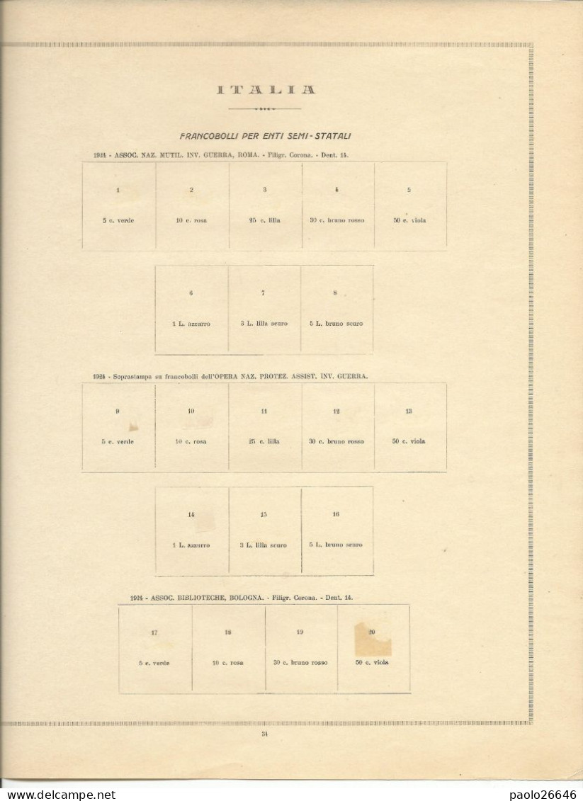 Parastatali, Fogli Marini Usati ( Anni '30), Ma In Ottime Condizioni - Other & Unclassified