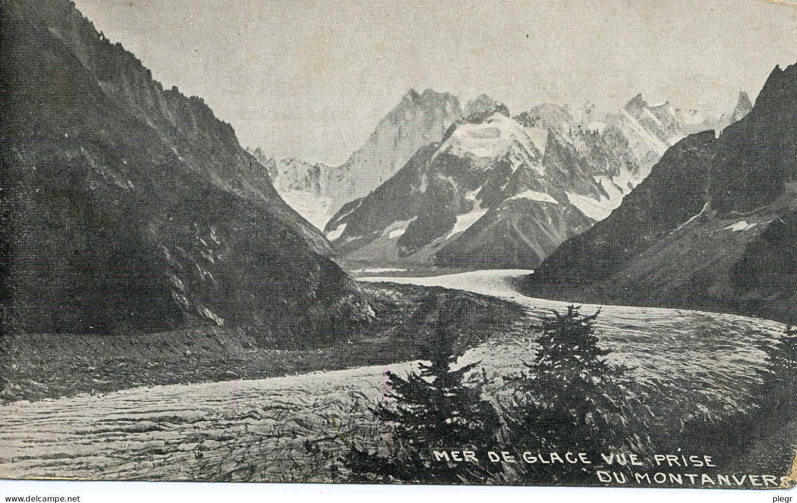 74056 01 24#0 - CHAMONIX - MER DE GLACE VUE DU MONTANVERS - Chamonix-Mont-Blanc