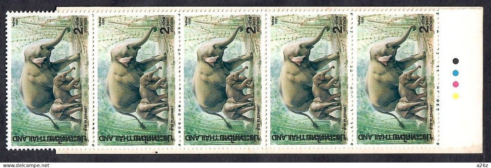 Thailand 1991 Asia Elephants Booklet MNH - Thaïlande