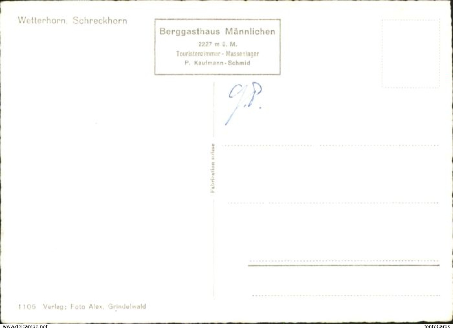 10875408 Wetterhorn Wetterhorn Schreckhorn *  - Other & Unclassified
