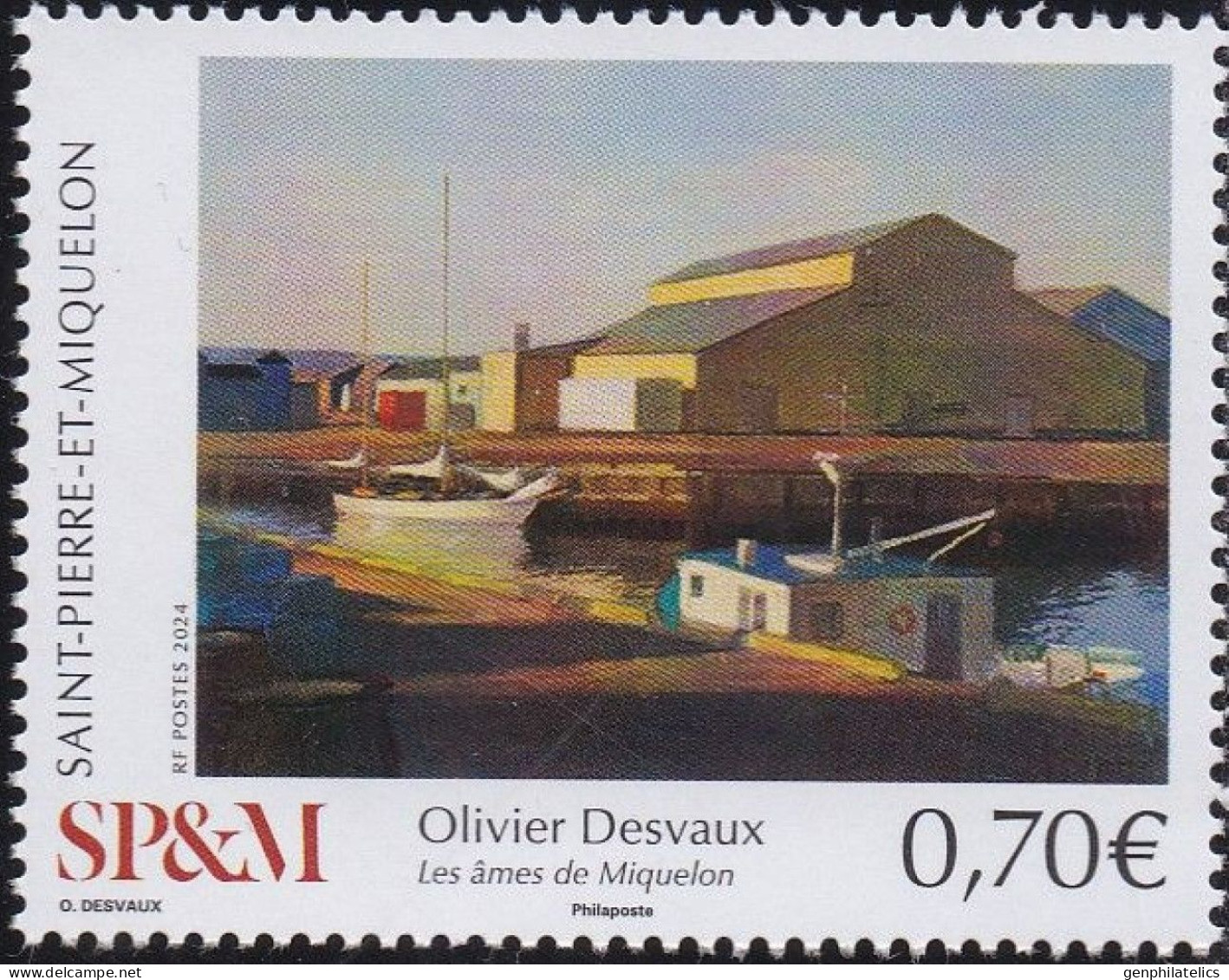 SP&M/St Pierre Et Miquelon 2024 CULTURE Art. Painting/ Les âmes De Miquelon - Fine Stamp MNH - Neufs