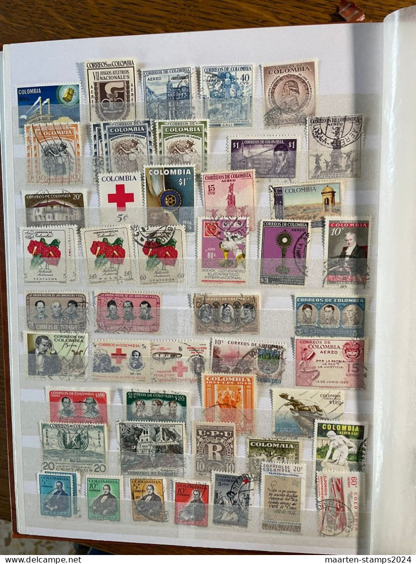 Collection Columbia, mostly o, at least 600 different stamps