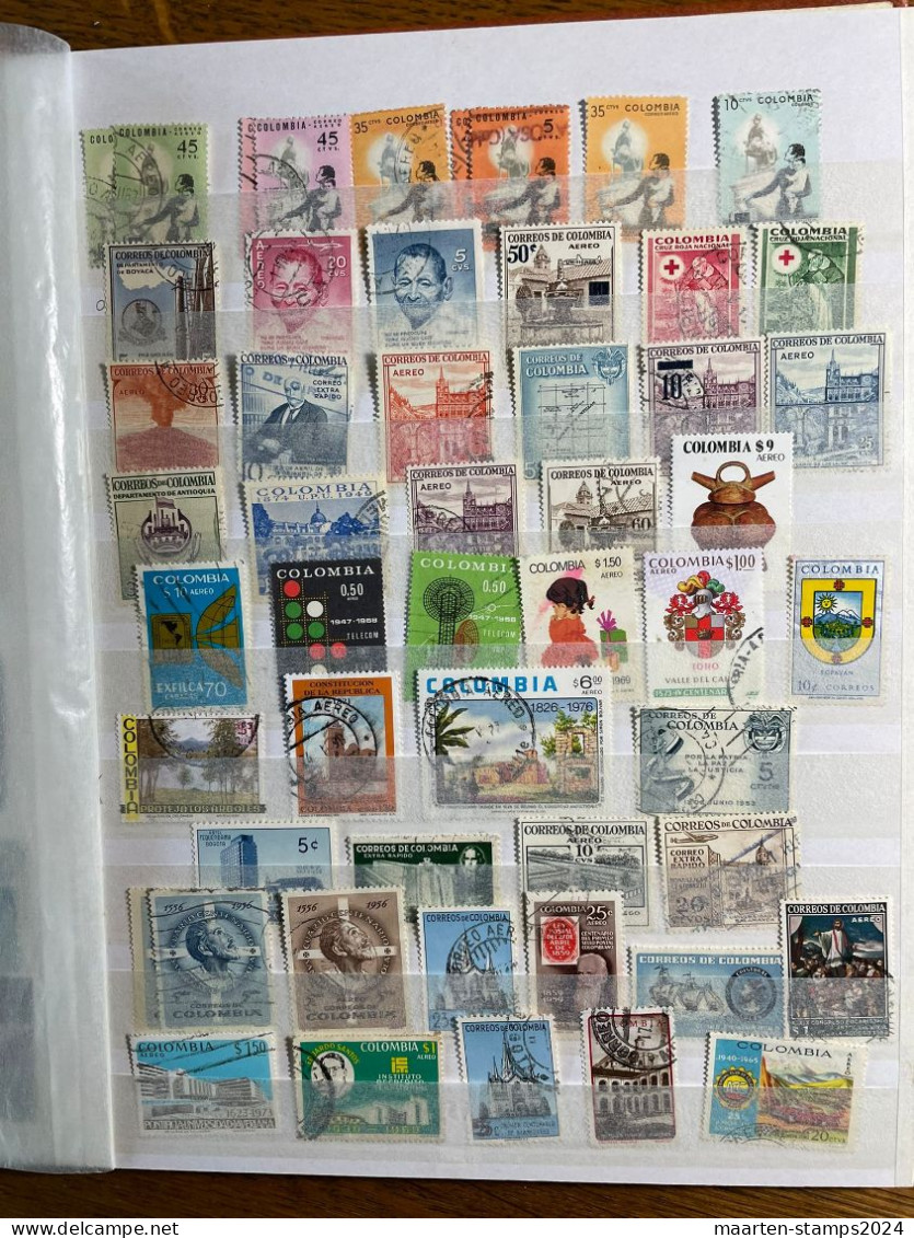 Collection Columbia, mostly o, at least 600 different stamps