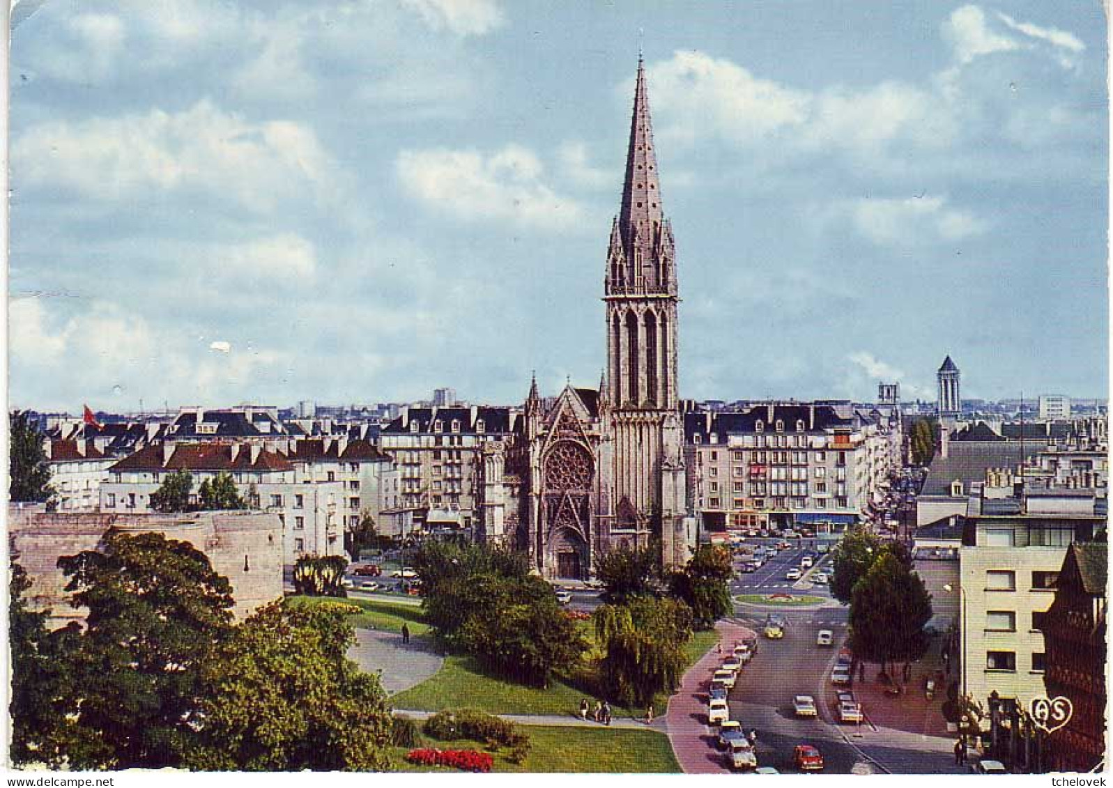 (14). Caen. 3 Eglise St Pierre écrite 1982 & 104 Canal De Caen écrite 1939 - Caen