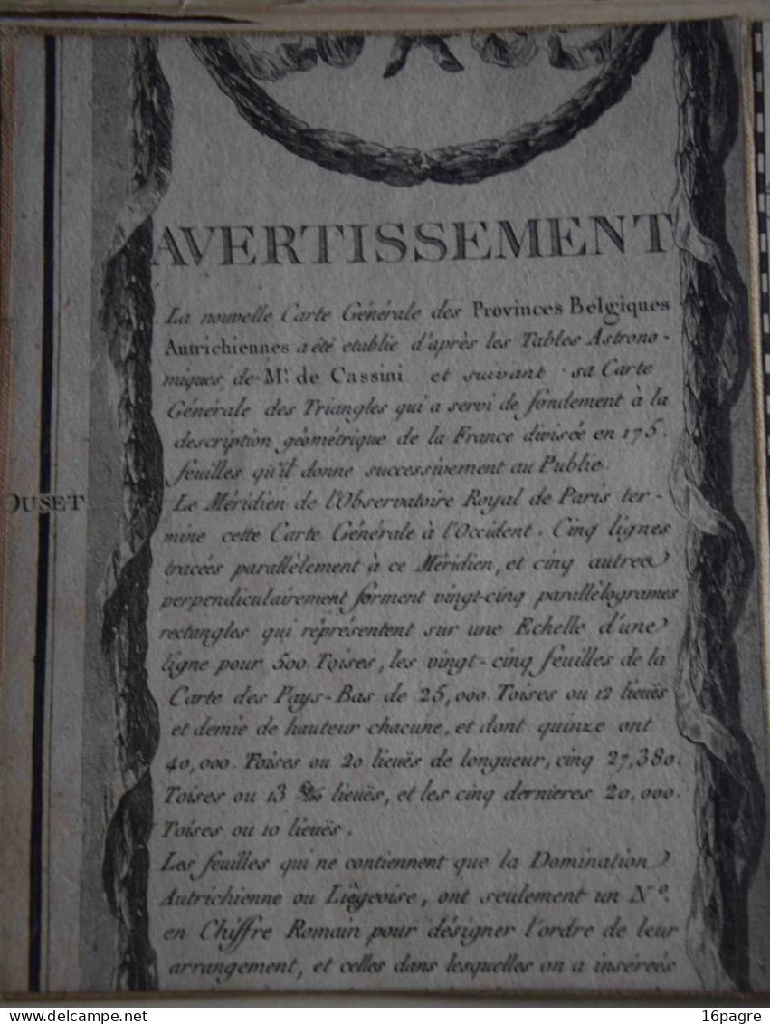 TRÈS RARE CARTE ENTOILÉE PROVINCES AUTRICHIENNES DES PAYS-BAS. 1777. HOLLANDE, LIÈGE, STAVELOT, BELGIQUE - Geographical Maps