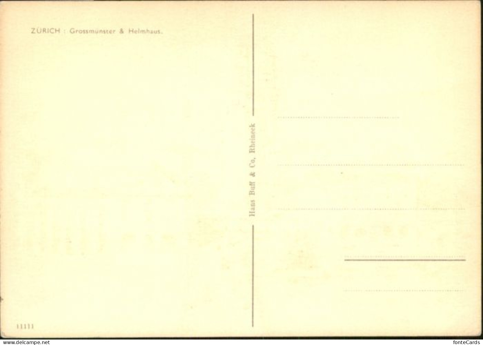 10875368 Zuerich Zuerich Grossmuenster Helmhaus Bruecke * Zuerich - Other & Unclassified